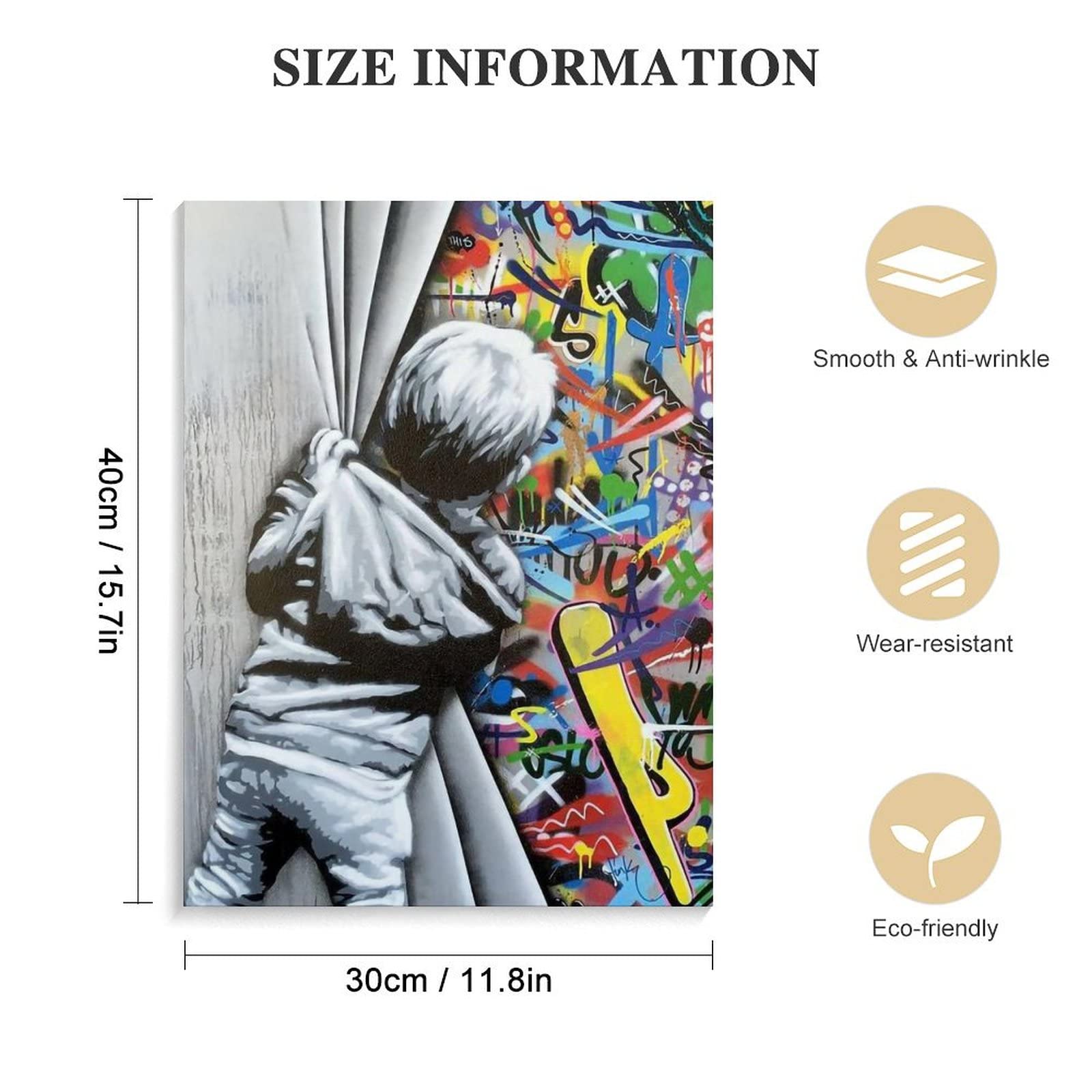 Amazon.co.jp: ポスター アートパネル Banksy バンクシー アート