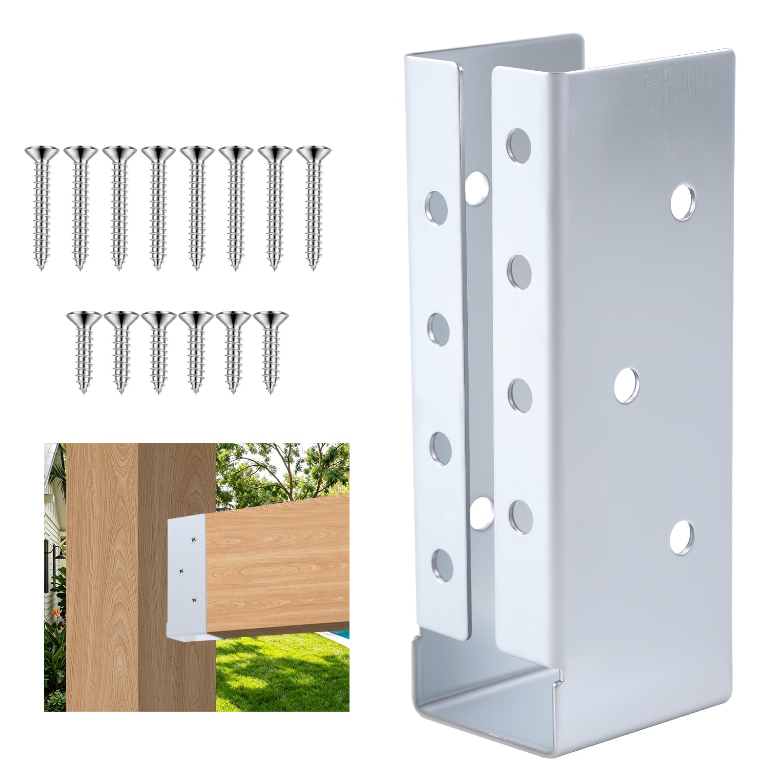 Concealed Joist Hangers - 24 Pack -8 Concealed Joist Hangers - 24 Pack -8