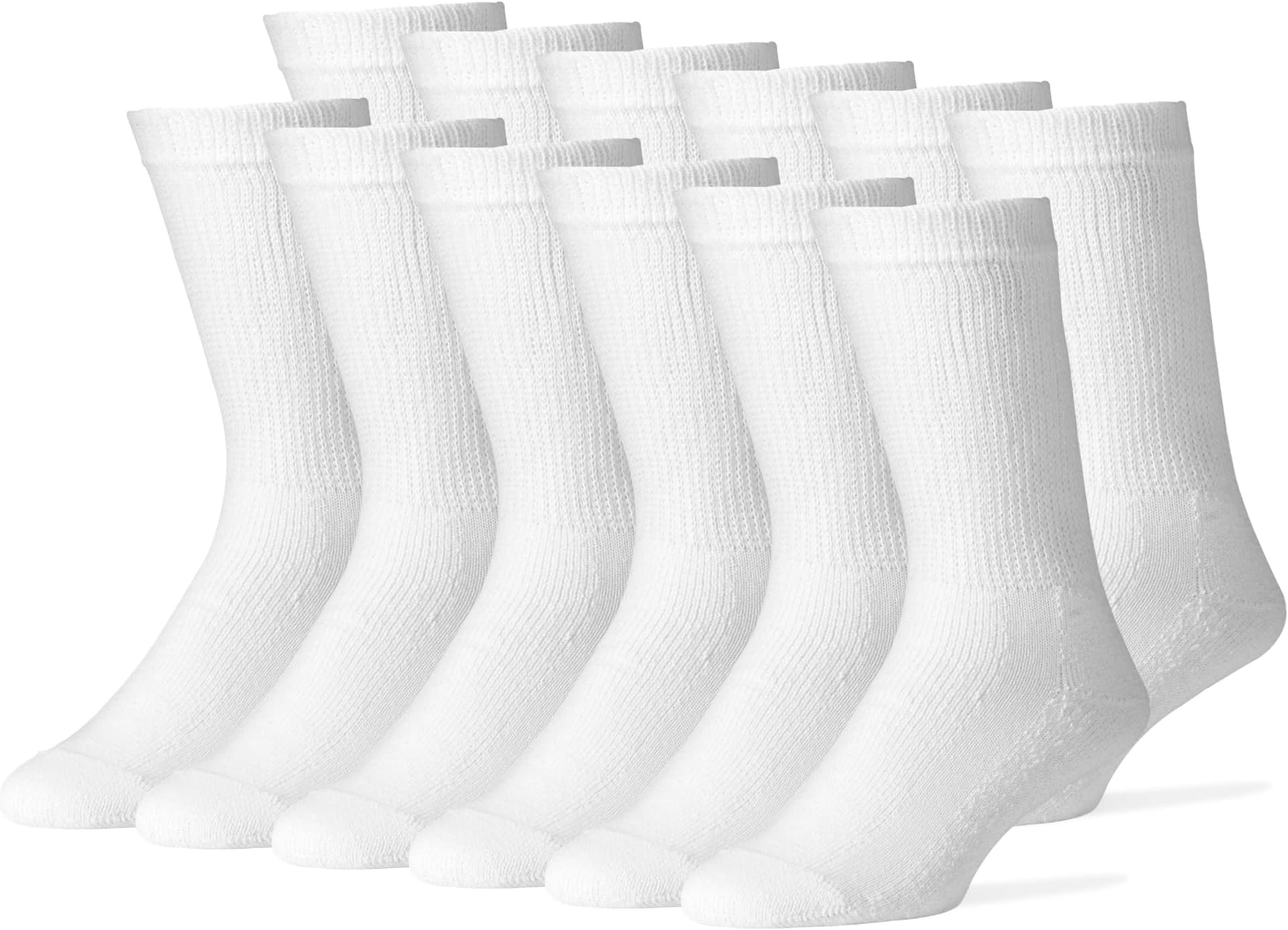 PhysiciansChoiceDiabeticSocks - Diabetics socks for Men & Women - Stretchable Neurosocks - Seamless Crew Socks - 12 Pack