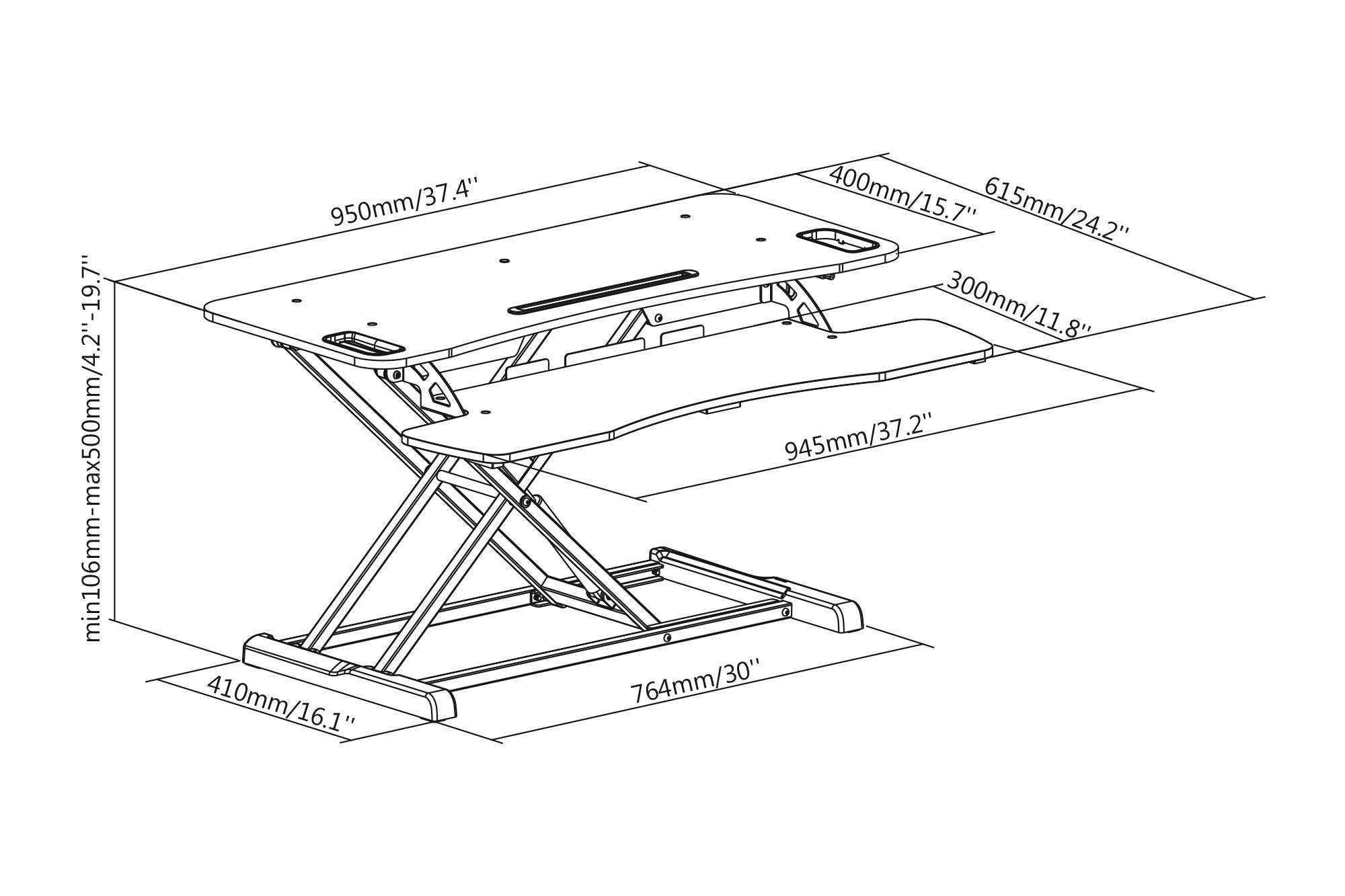 Digitus Supporto Da Scrivania Ergonomico (digitus Ergonomic Workspace - Riser)