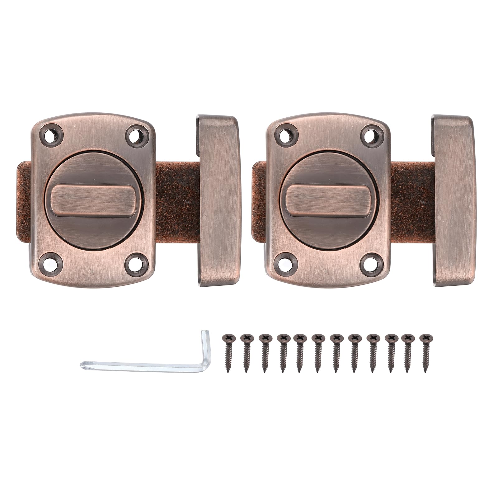 PATIKIL 2 Pcs Rotate Bolt Latch