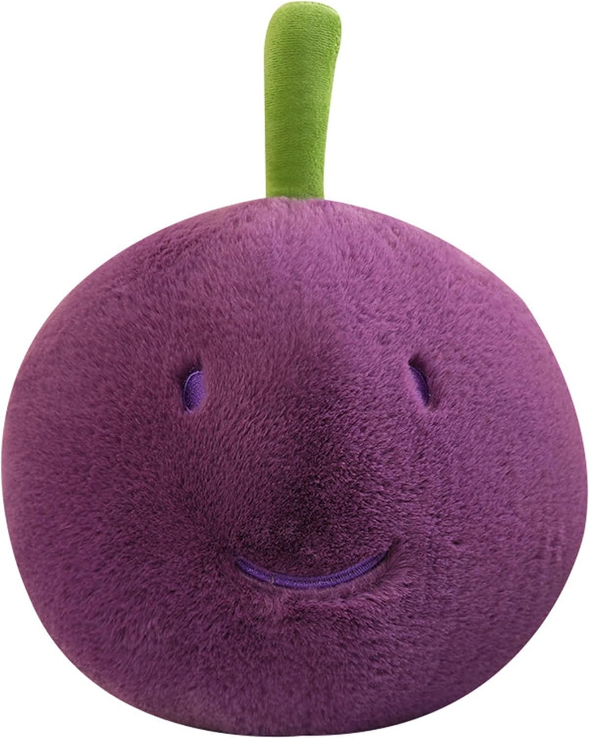 Grape Plush Pillow, Grape Stuffed Plush, Food Plush Pillow, Home Decoration Gift for Kids Adults (17.7 inch)