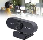 1080P Webcam, Computer Camera with Microphone, Clear Video Picture Voice Interactive Web Camera for Video Recording Conference, Easily Fixed on Computer, Compatible with, OS X,