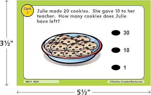 Miniatura 6 de Teacher Created Resources Tarjetas de aprendizaje Power Pen Matemáticas (Gr. 3), 5.5", x 3.5", Multicolor