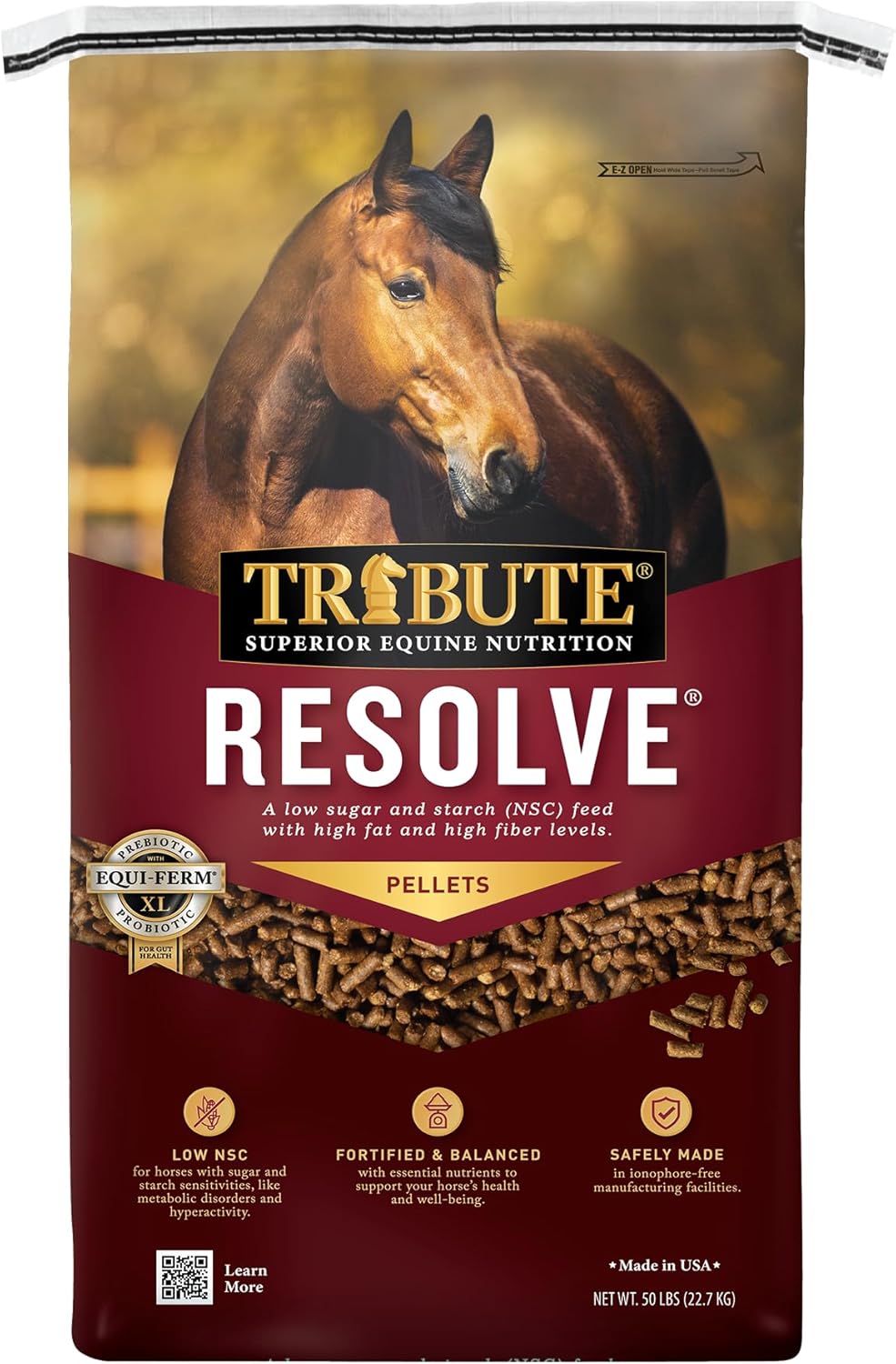 Kalmbach Feeds Tribute Resolve Food for Horses, 50 lb