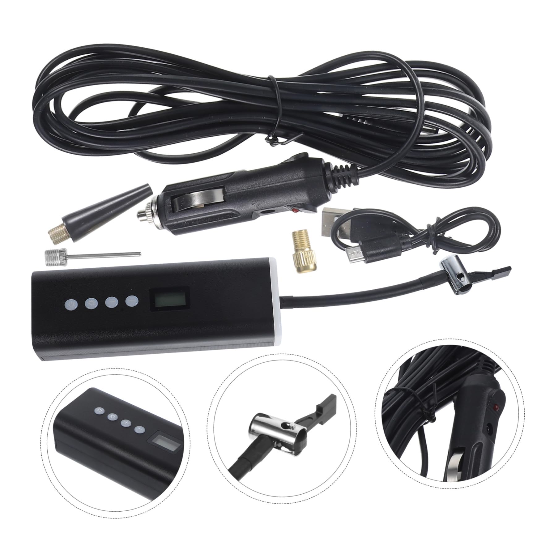Gonfleur Portatif 14, 8 V 60 W 1 Set Compresseur D'air Électrique
