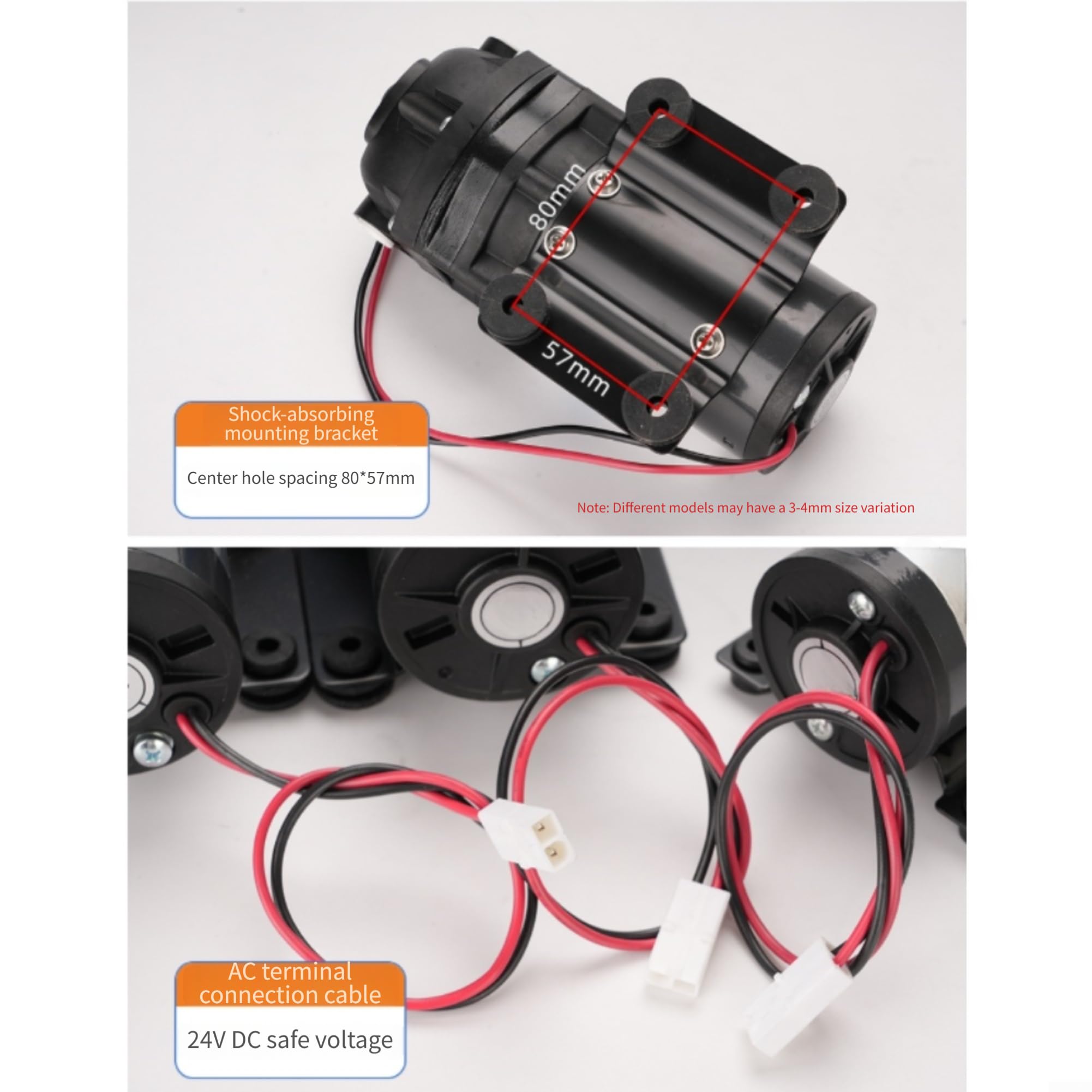 Kupferwicklung Druckerhöhungspumpe 24V DC Robust(C)