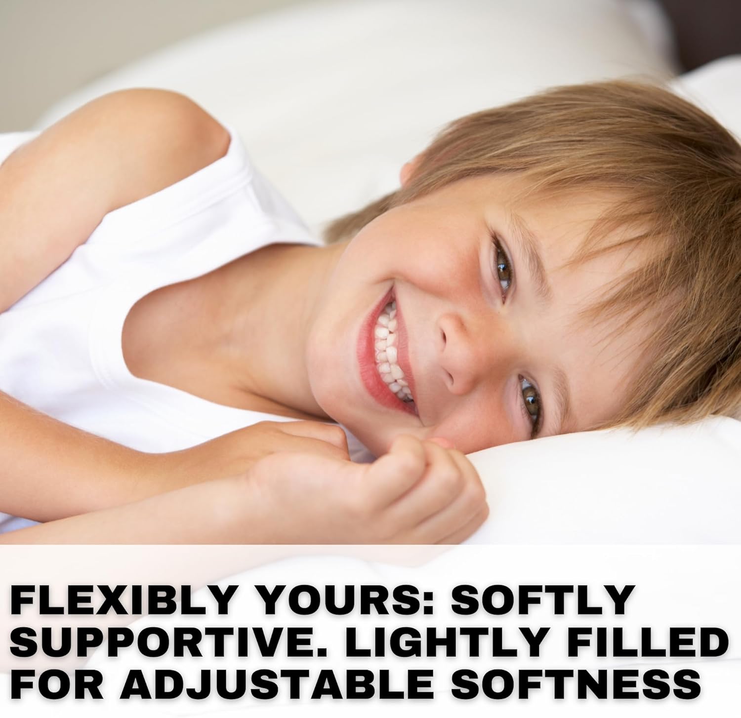 DaDa Bedding Luxury 20x28 Pillow Insert - Soft Medium Firm, Premium Polyester, Perfect for Side and Back Sleepers