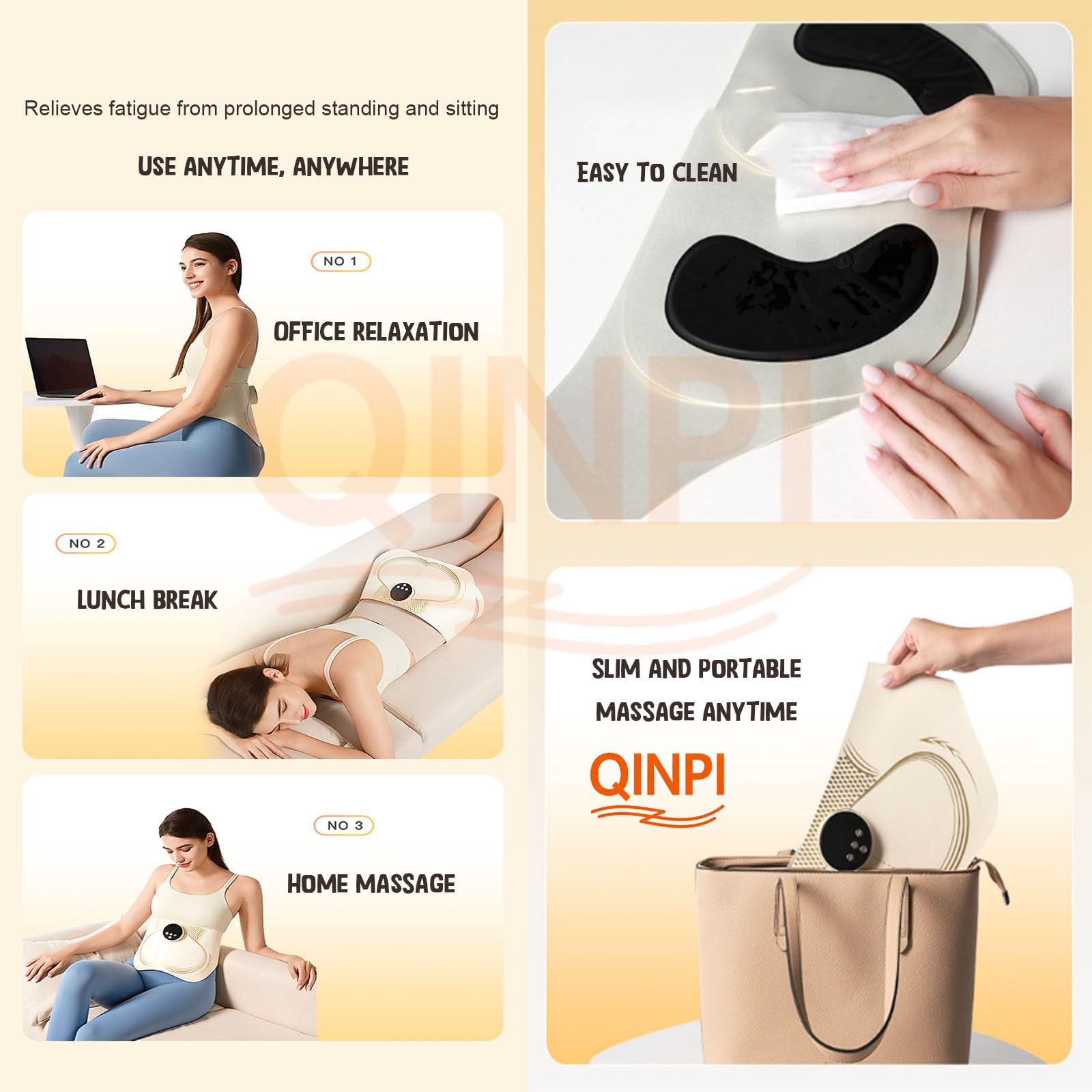 HIPS Trainer, con Cinghia di Estensione, Macchina indossabile per Il Sollevamento dei Glutei, apparecchio Fitness Wireless Intelligente, 3 impostazioni di Temperatura: 40℃/45℃/50℃