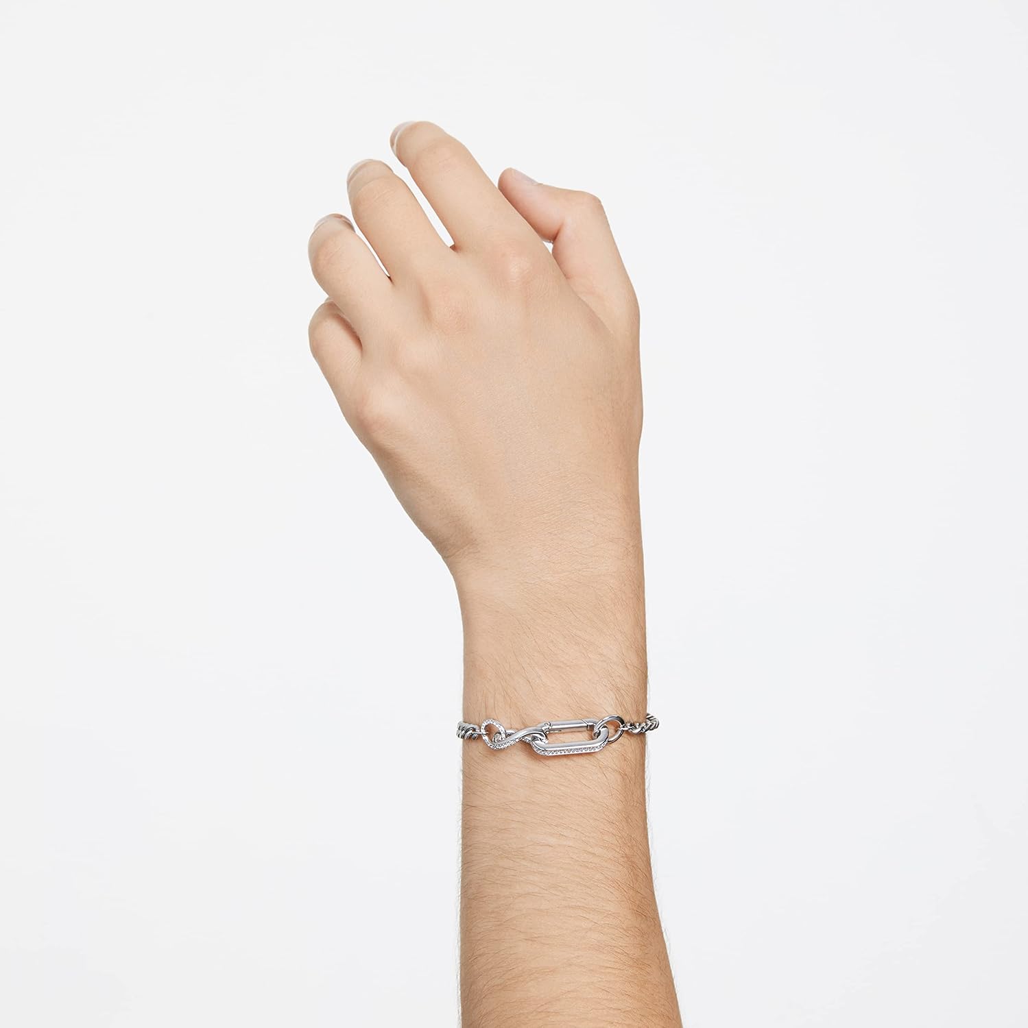 Swarovski Dextera Bracelet with Crystal Pavé on a Rhodium Plated Setting