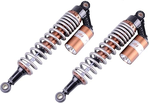 Miniatura 3 de Mallofusa Motocicleta 15.16" 15.157 in Amortiguadores Traseros Suspensión Universal Ajuste Para Honda Suzuki Kawasaki Yamaha Go Kart Quad Dirt Sport