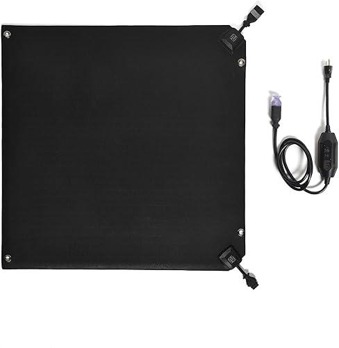 Miniatura 9 de HeatTrak Alfombrillas térmicas para derretir la nieve, tapetes térmicos para exteriores para pasillos, tapetes eléctricos para derretir nieve para