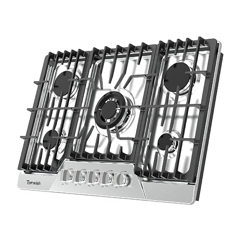 TOPWISH 30 Inch 5 Burner Gas Cooktop