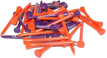 Team Golf NCAA Unisex-Adult Team Golf NCAA 2-3/4" Golf Tees, 50 Pack, Regulation Size, Multi Team Colors