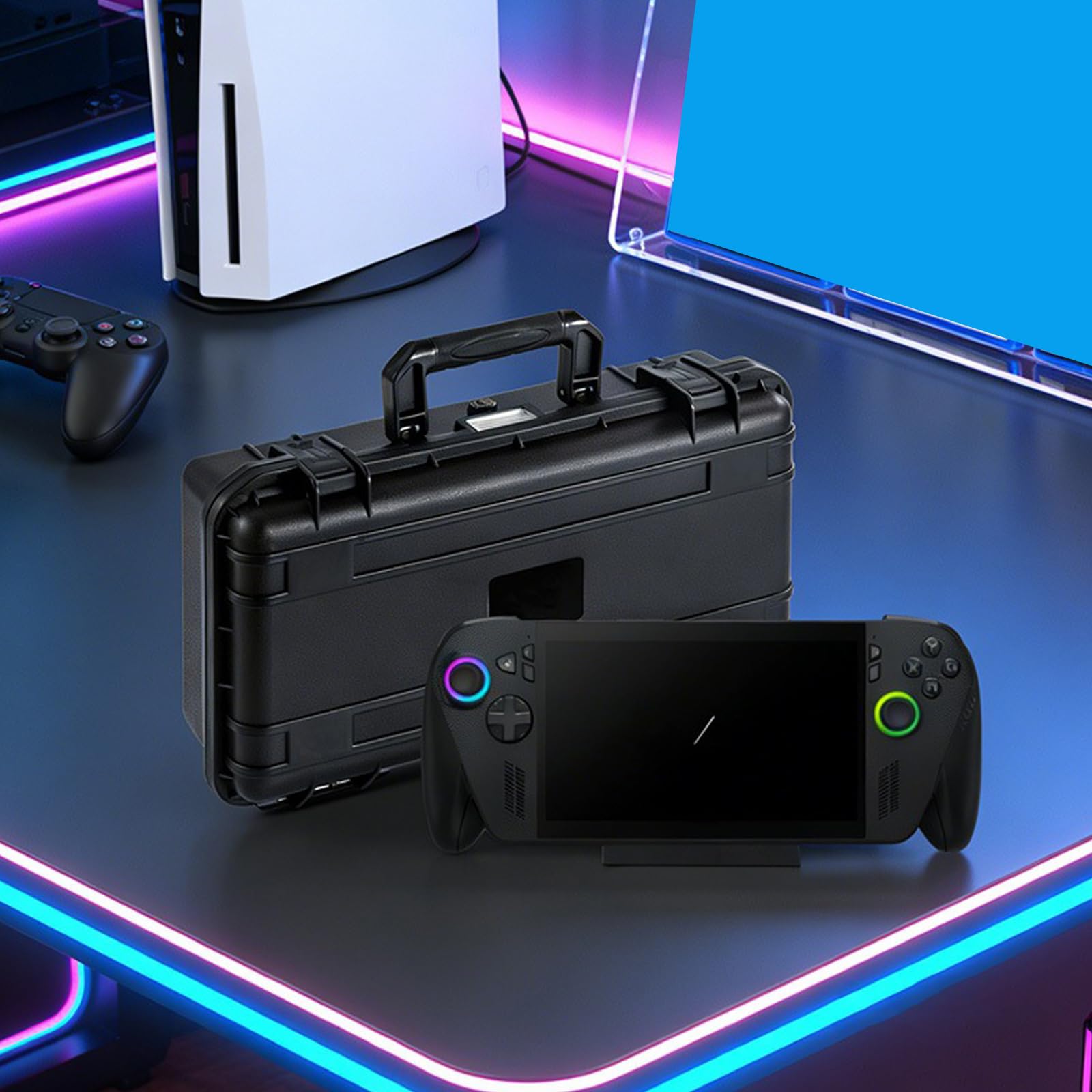 Estuche de transporte para X caja de almacenamiento a prueba de arañazos consola de juegos portátil funda protectora a prueba de golpes con cubierta protectora de