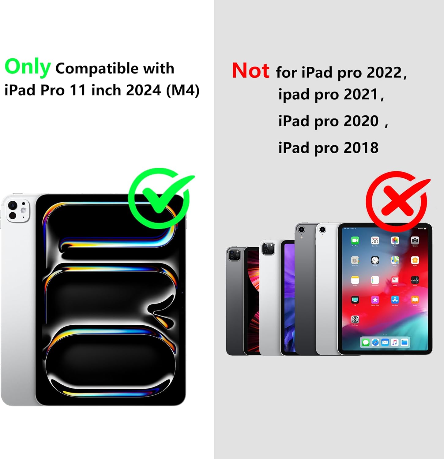 Compatible with iPad Pro 11 inch M4 2024 M5 2025 Waterproof Case,360 Protective Military Drop-Proof,with Strap Stand,Clear Screen Protector,Built-in Pencil Holder for iPad pro 11 Tablet Cover-Teal