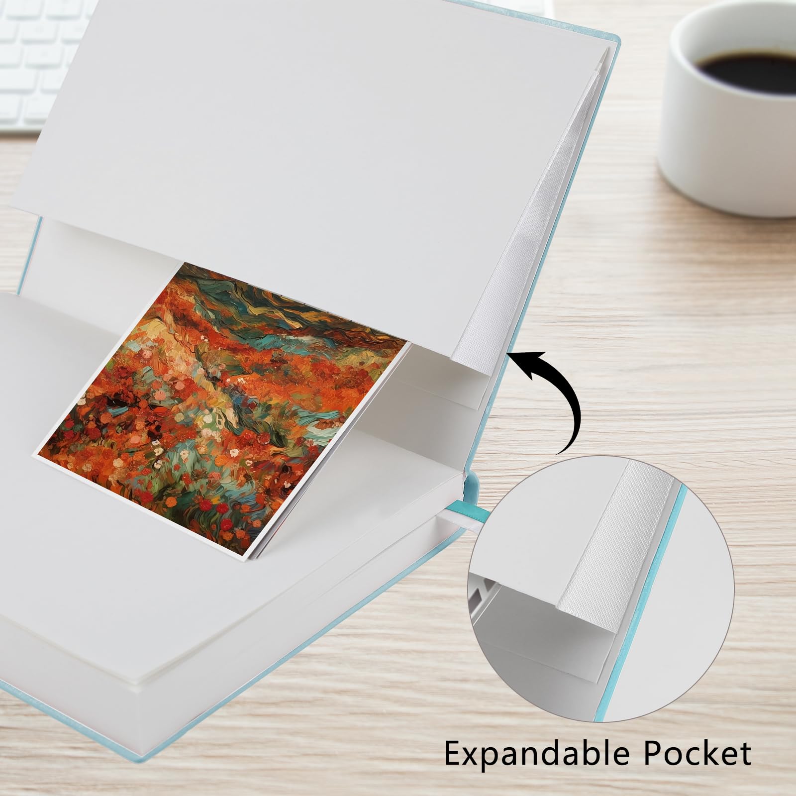 YIEO B5 Notebook Lined, 320 Pages Large B5 Note Book Notepad, 100gsm Thick Lined Paper - Image 4