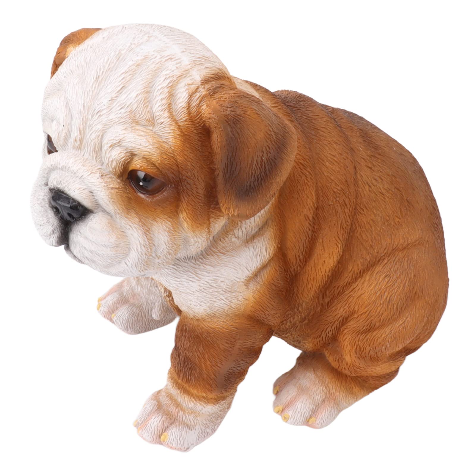 Sculpture de chiot bouledogue pour sublimer votre porche et terrasse