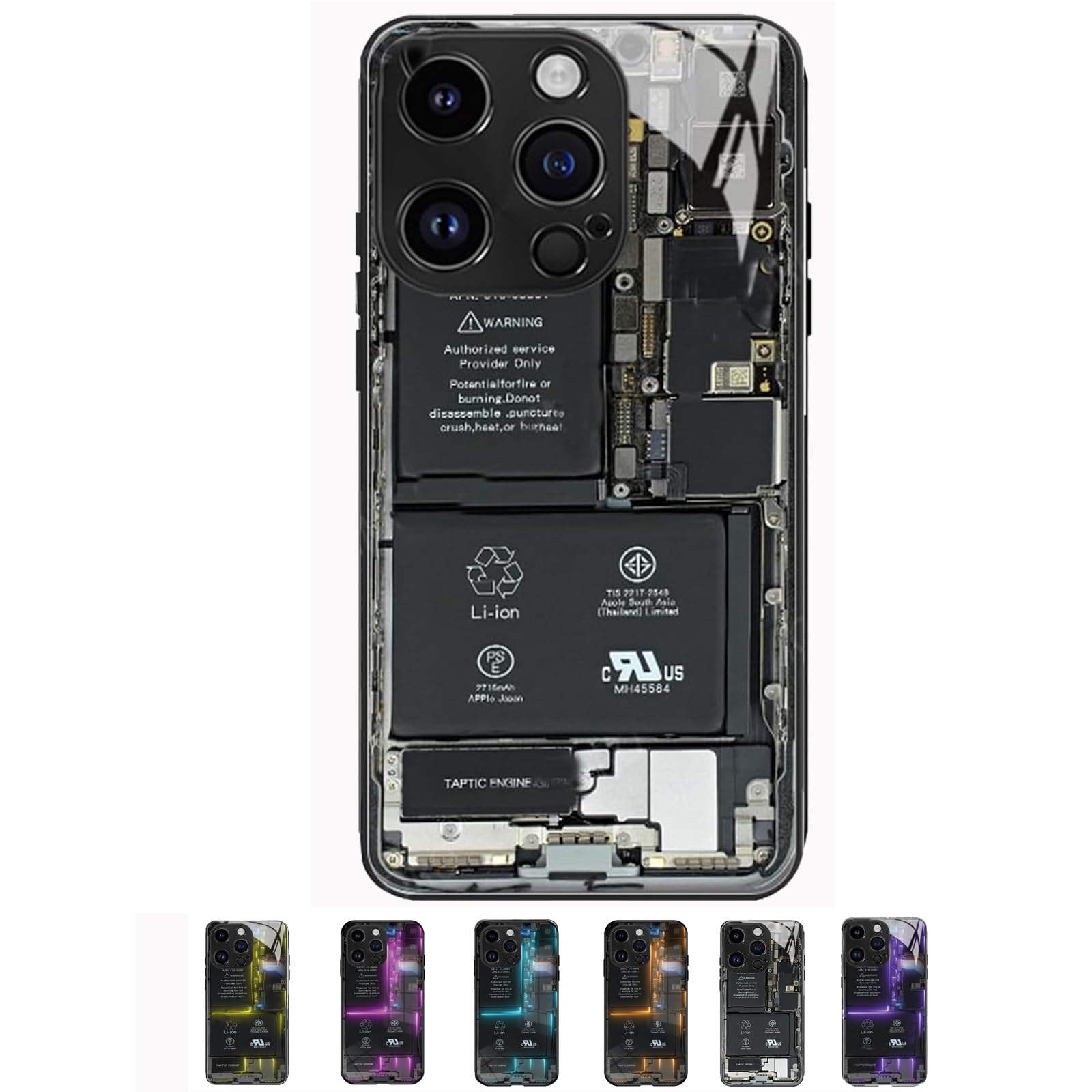 Amazon.com: Circuit Board Glass Phone Case, Circuit Board Phone