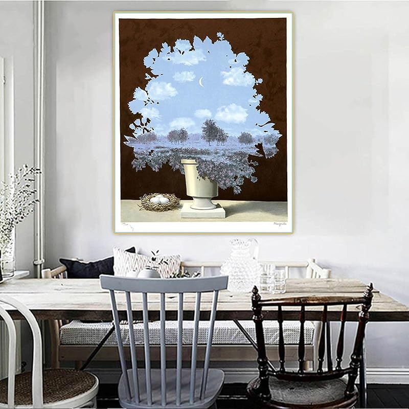 ルネ マグリット マグリットii シュルレアリスムの絵をキャンバスにプリント 有名な絵画 モダンウォールアート30x39cmフレームレス Pi38wbjasp Www Taprobanemed Com