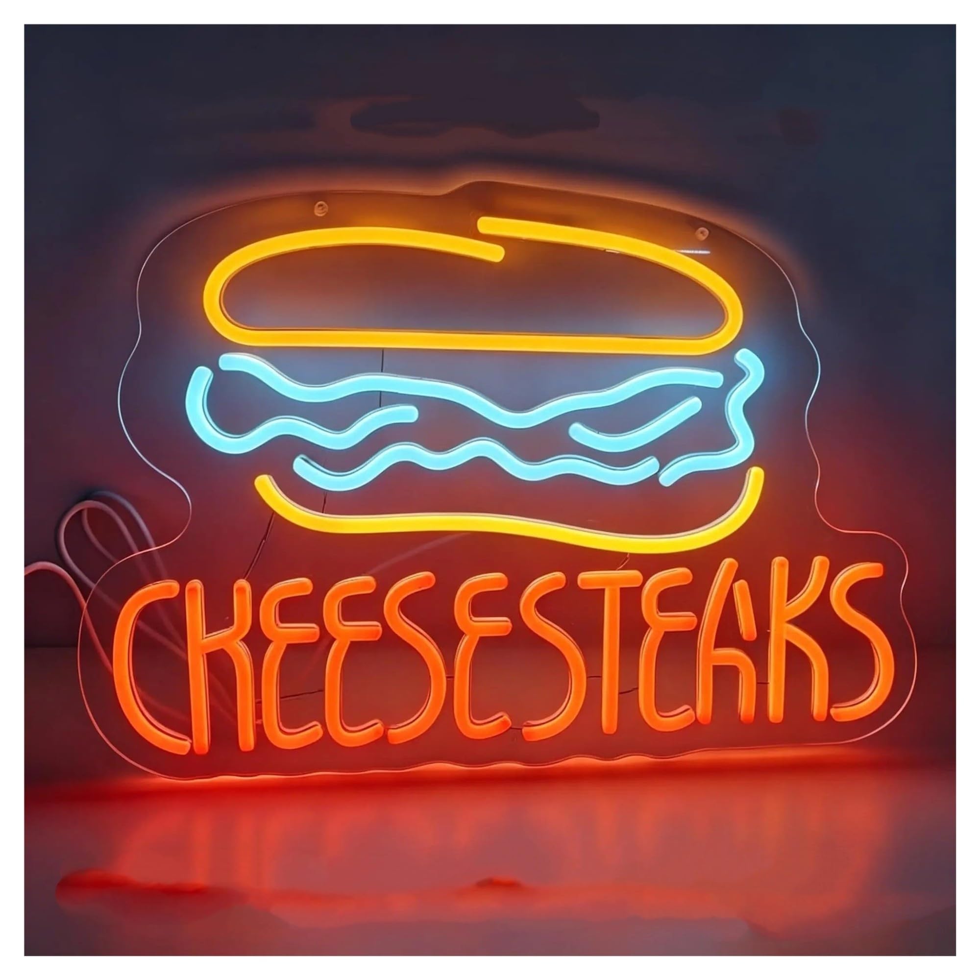 Insegna al Neon Insegna Al Neon Di Cheesesteaks