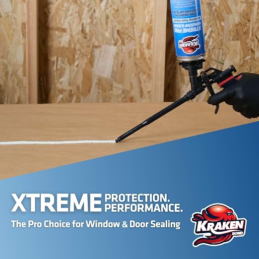 Espuma Expansiva Kraken Bond Xtreme Pro Window&Door 12 Pack miniatura 6