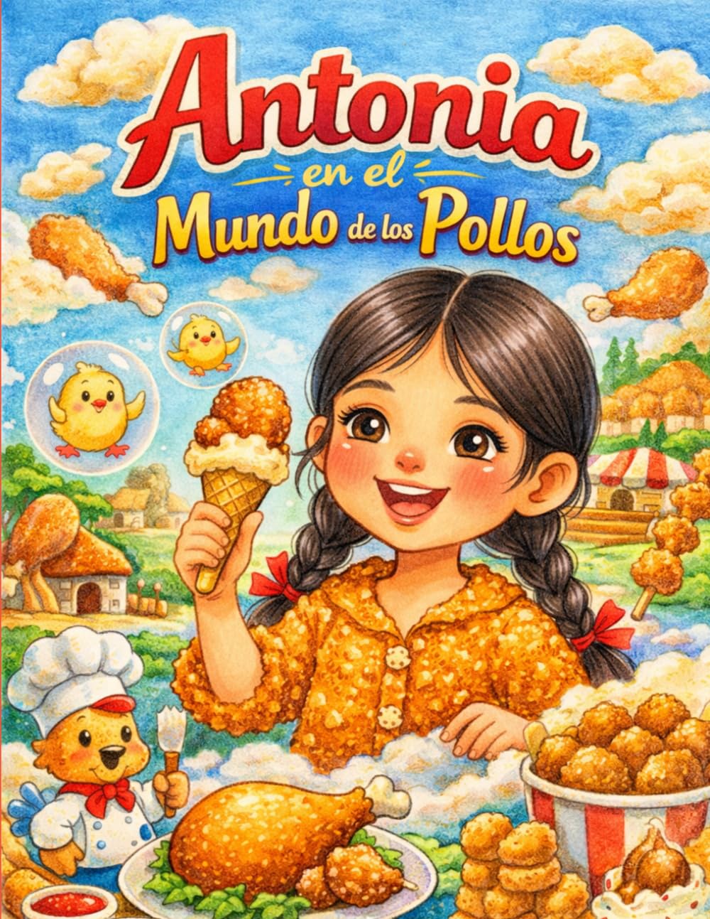 Antonia en el Mundo de los Pollos.: El viaje de una niña que descubrió que el mundo es más sabroso cuando probamos de todo.
