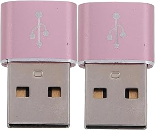 POPETPOP 2 Piezas Lector De Tarjetas USB a USB c Adpater Conector USB-c Adaptador De Computadora Tipo c Adaptador Conveniente Usbc Mujer a Hombre Oro Rosa Aleación De Aluminio