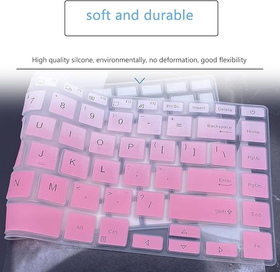 Keyboard Cover for ASUS ZenBook 14 UX435 Q407IQ, VivoBook Flip 14 TM420IA/UA TP470, 14 Asus E410 L410, VivoBook S14 S433 S435 M433 M413 X413 K413 -GPink