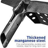 Vista 5 de Cabezal de pala de tamizado de lodo resistente con agujeros: Pala de tamizado de lodo de jardín, pala de drenaje de metal, pala para excavadora