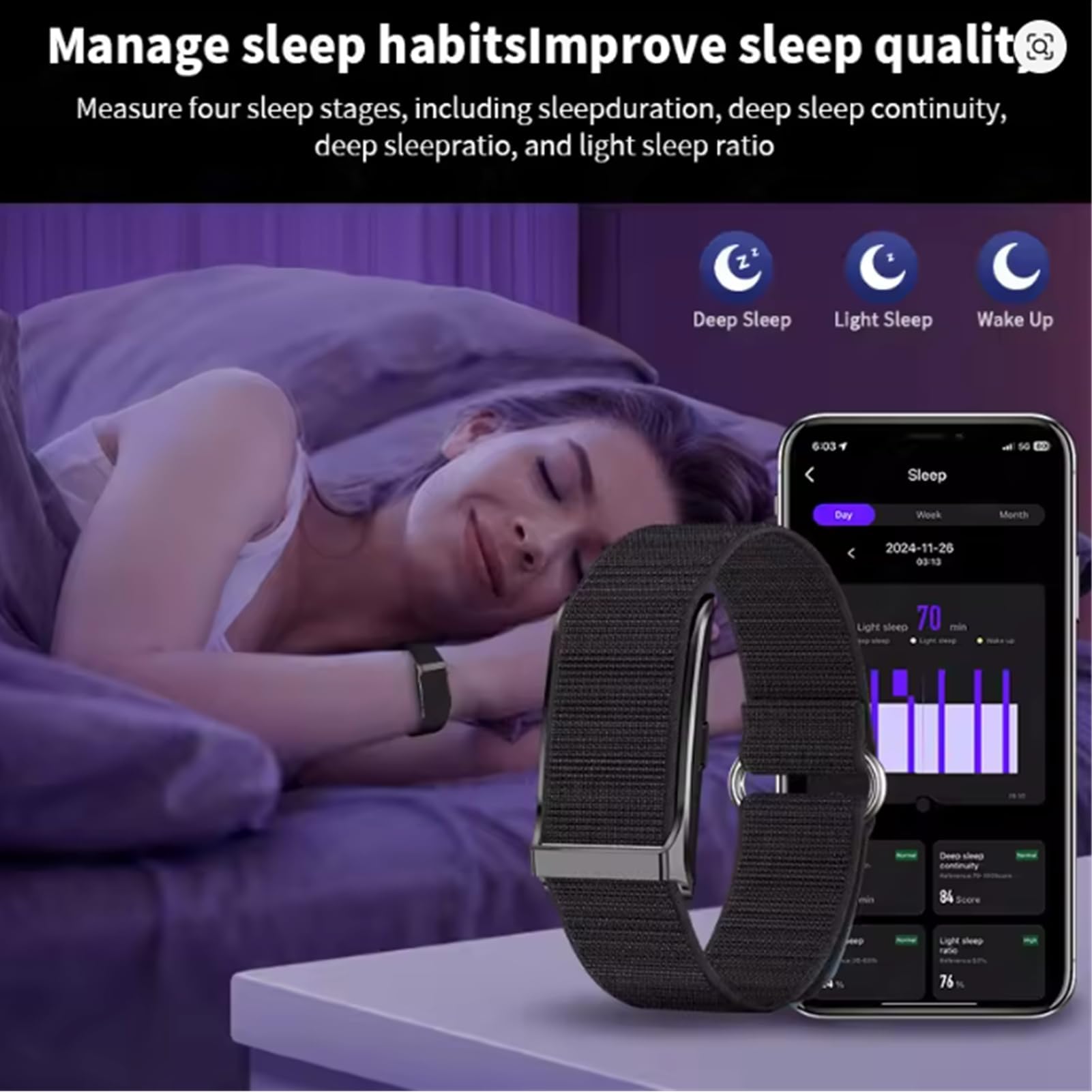 Sxhlseller Tracker Fitness per Uomini e Donne, Braccialetto Intelligente con Tracker di attività e Monitor per il Sonno, 127 modalità Sportive, 10 M a Prova di Acqua, Durata della Batteria (BLACK)