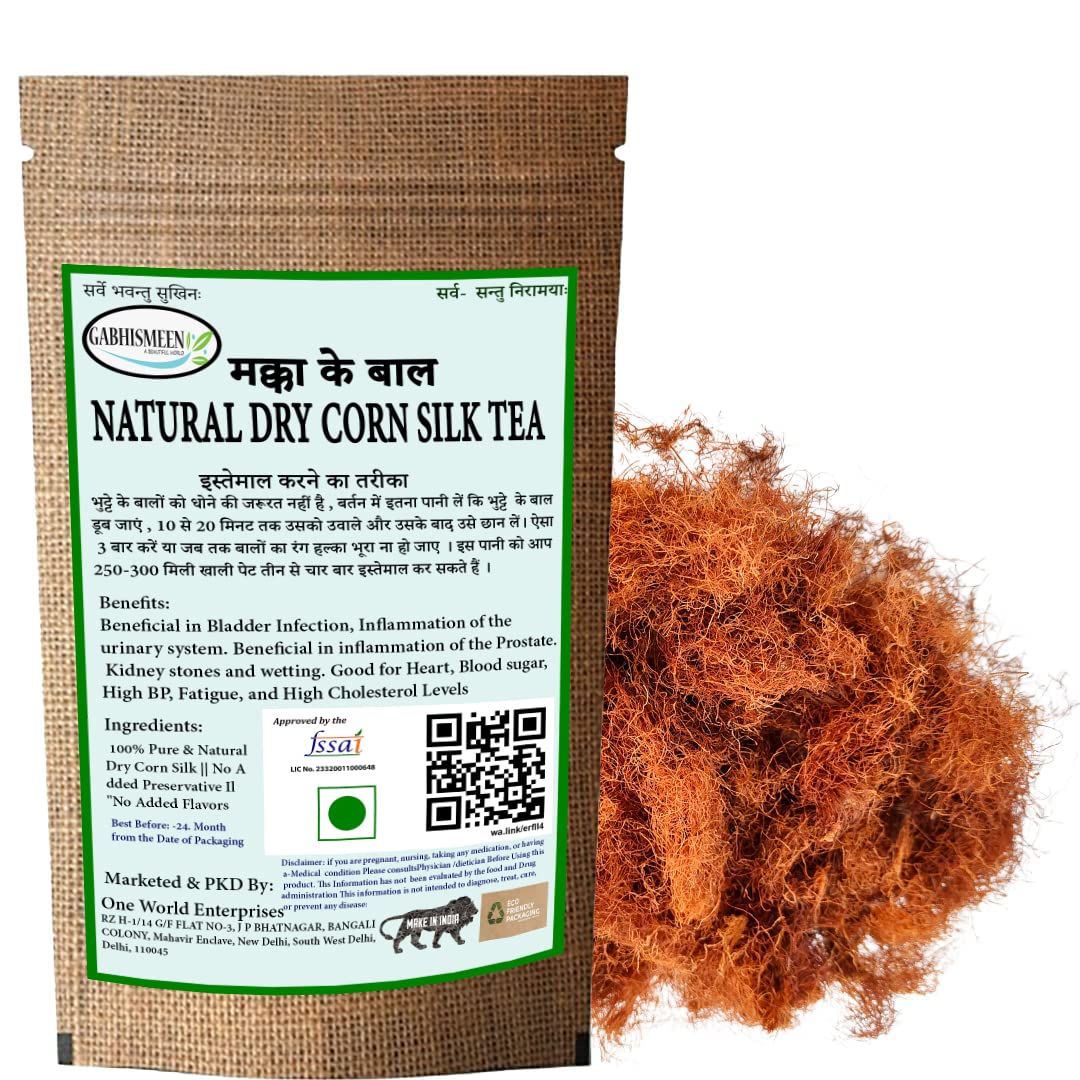 GABHISMEEN Corn Silk Tea for Kidney Stones, Helps Cleanse Liver