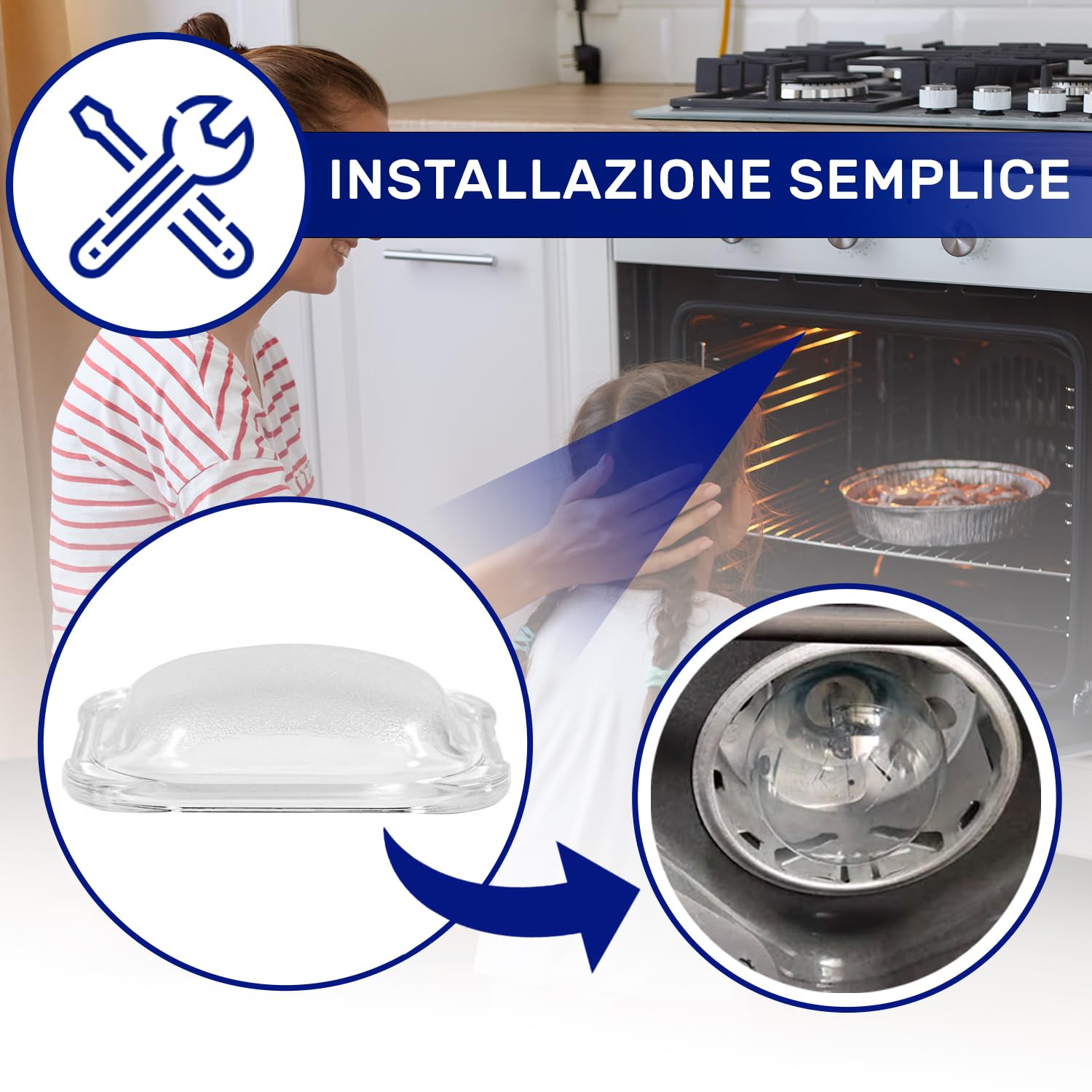 Bosch Clima Lampadina Forno 40W SES 300 Gradi Per Bosch, Neff – Con Strumento Di Rimozione Vetro Coperchio Scaldabagno A Gas Bosch - Foto 4