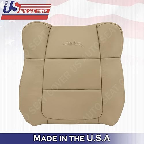 Miniatura 2 de 2001 a 2003, compatible con Ford F150 Lariat cubierta de asiento de conductor y pasajero, piel TAN