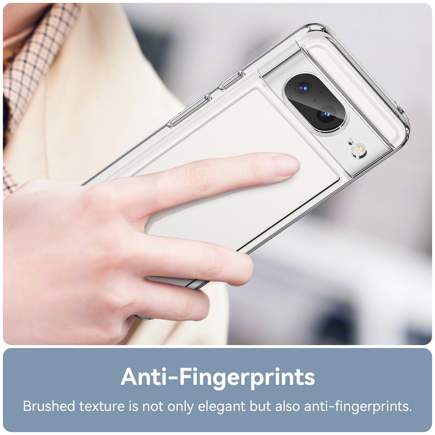 Handyhülle Für Google Pixel 8 – Klar, Transparent, Stoßfest & Rutschfest Aus TPU