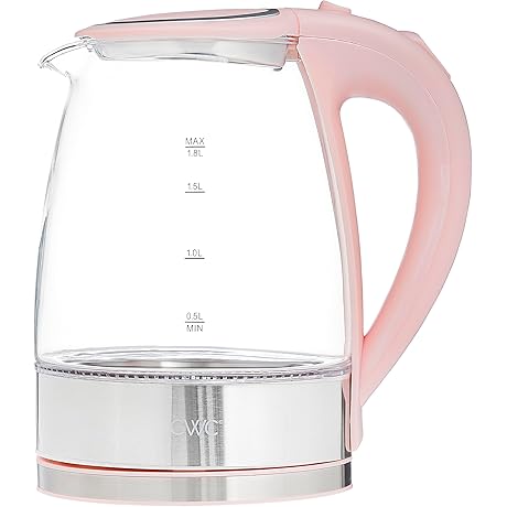 Pink Electric Kettle: COOK WITH COLOR