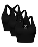 3-Pack Seamless Racerback Crop Tank for Women Ribbed Knit Soft Crop Tops