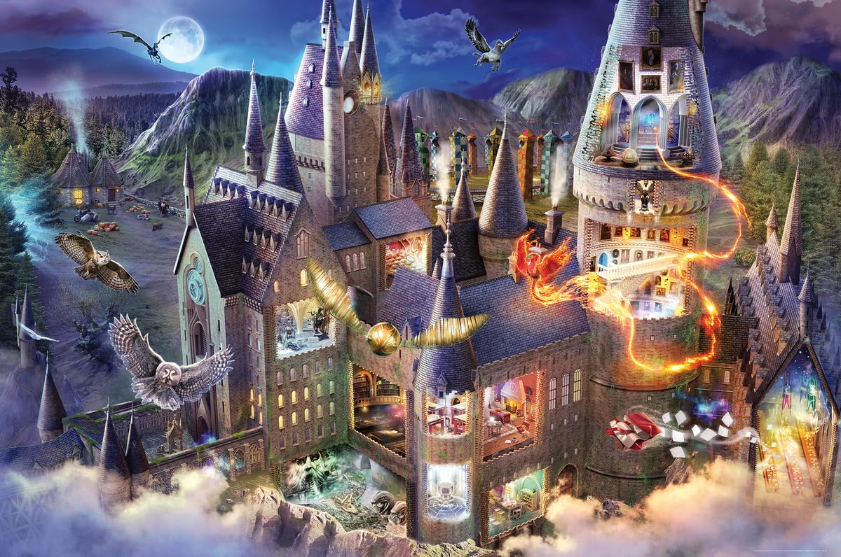 Ravensburger - Puzzle 3000 Harry Potter, Hogwarts Interior | Puzzle Per Adulti | Per Tutta La Famiglia | Con Una Misura Di 121x80 Cm | Regalo Adulti