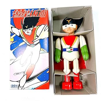 Amazon.co.jp: 【希少 ビリケン商会 遊星仮面 ブリキ ゼンマイ