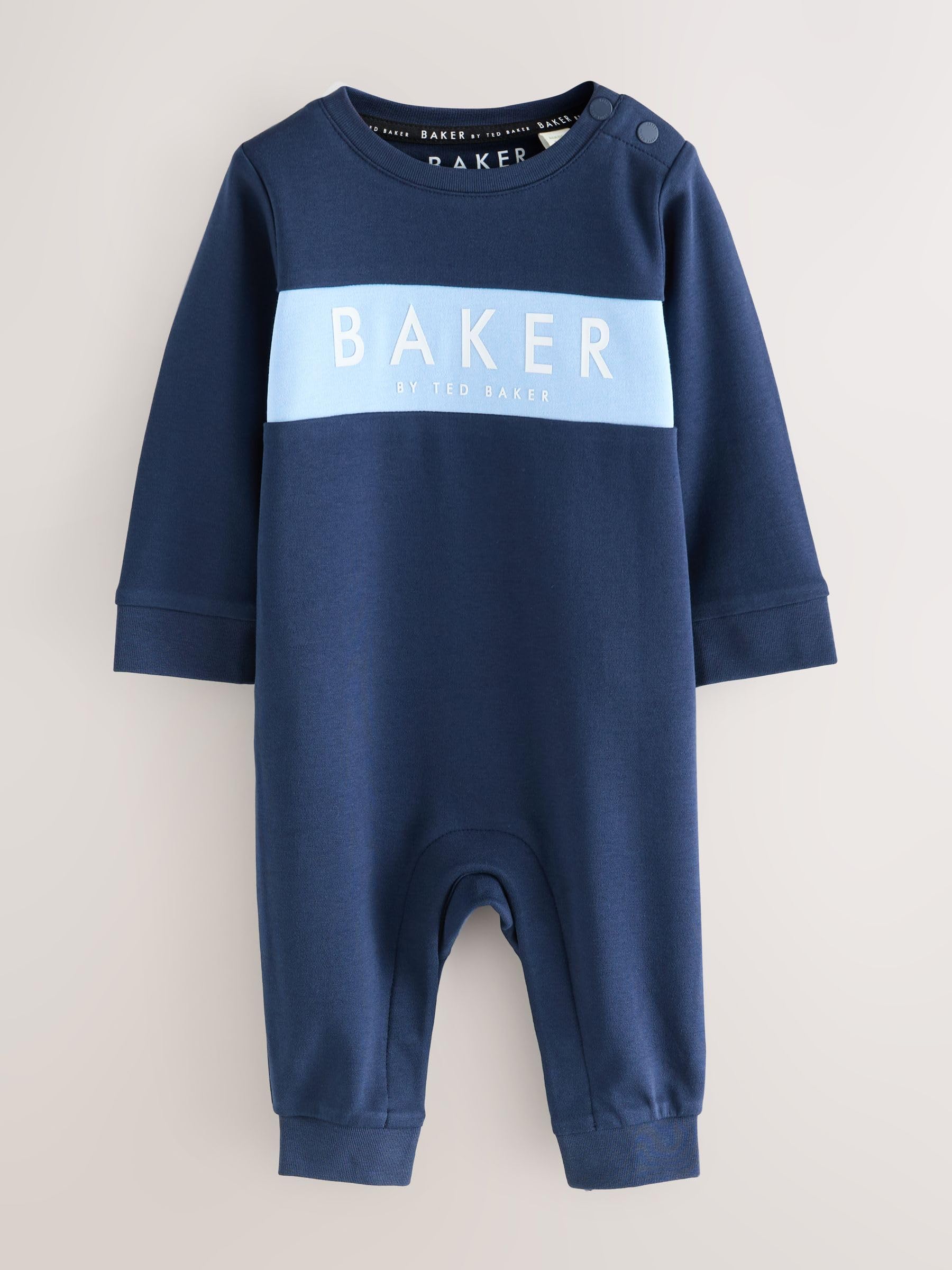 Noworodki chłopcy Zestaw 2 rampersów z dwustronną czapeczką Baker by Ted Baker