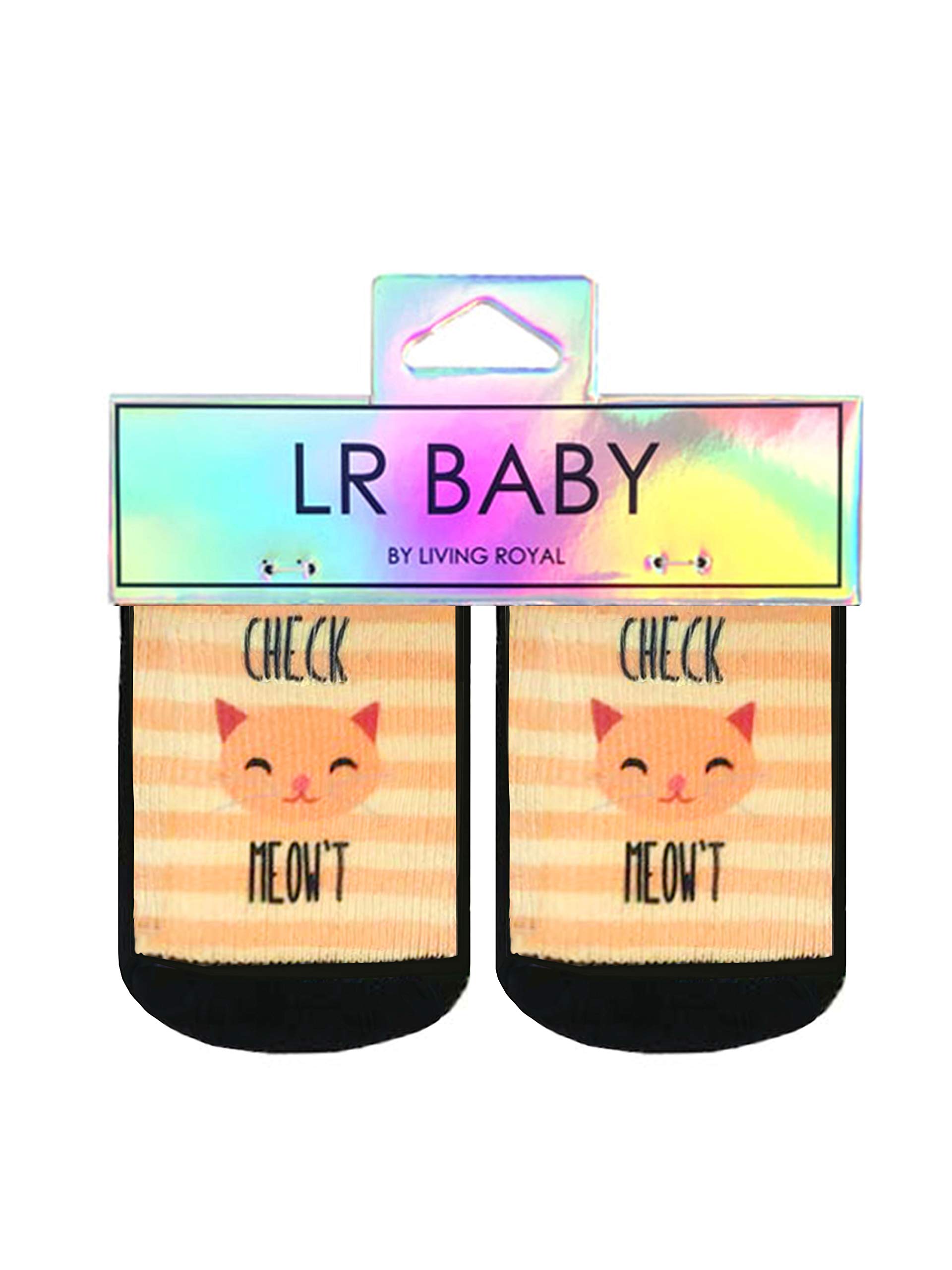 Check Meowt Baby Socks 0-6 Month