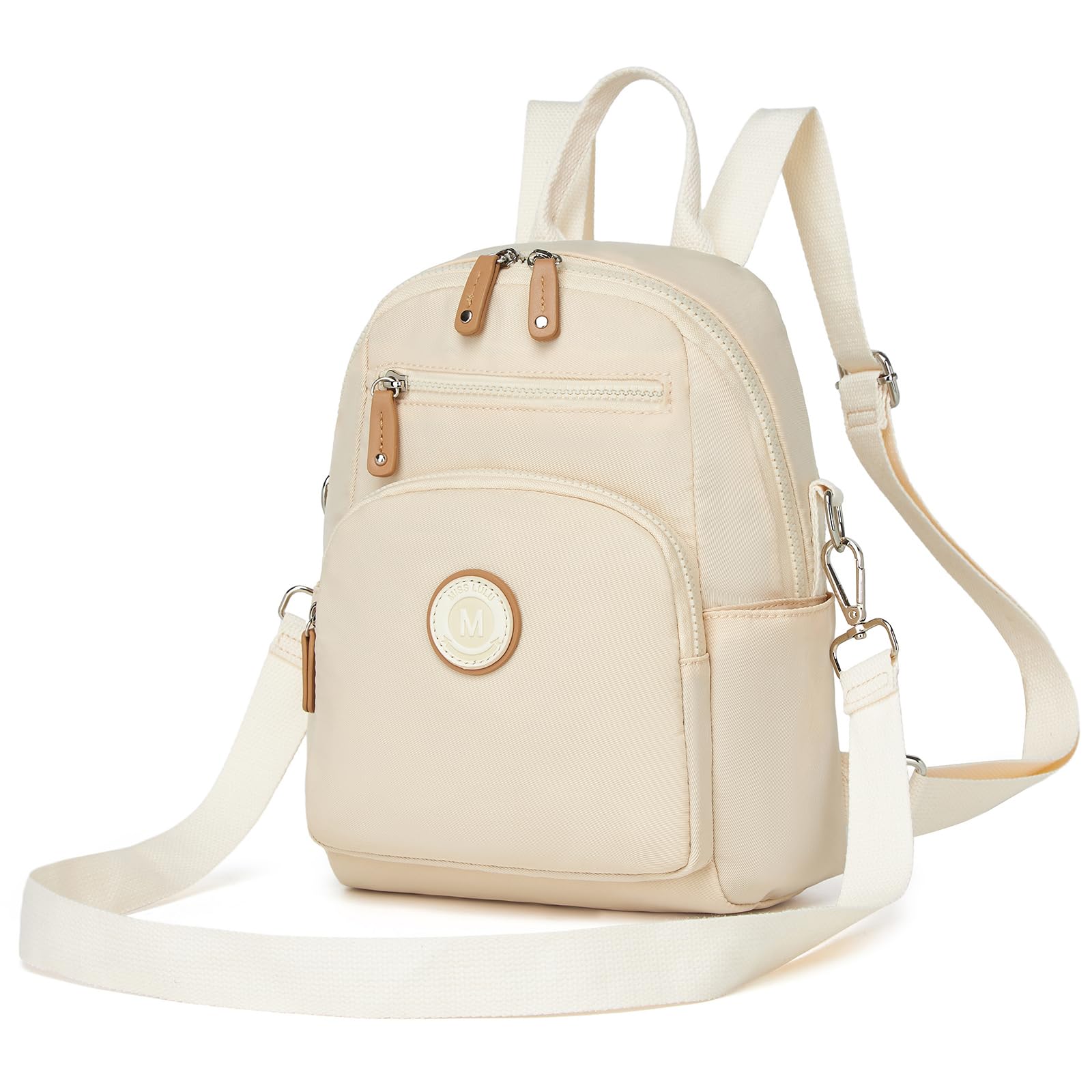 Miss Lulu Sac à Dos Polyester Décontracté pour Femme, Design Élégant avec Poche Secrète Antivol, Léger & Résistant, Backpack Casual pour Voyage Travail Université Loisirs Shopping