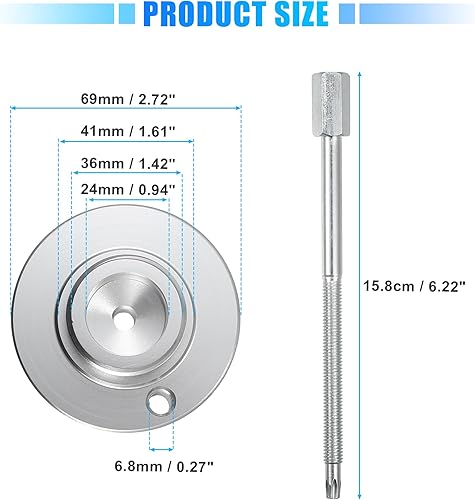 Miniatura 7 de uxcell 1 juego de herramienta de embrague de extracción de correa de repuesto para Can-Am Defender HD8 HD10 2016-2022