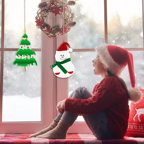 Miniatura 7 de Retisee 2 paquetes de atrapasoles de hojas de arce, decoración de otoño de calabaza, atrapasoles de Acción de Gracias, colgantes de ventana para