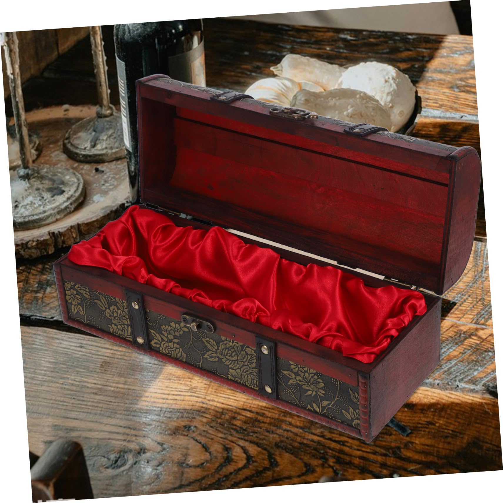Scatola Di Legno Per Vino Scatola Di Presentazione Del Vino in Legno Retrò