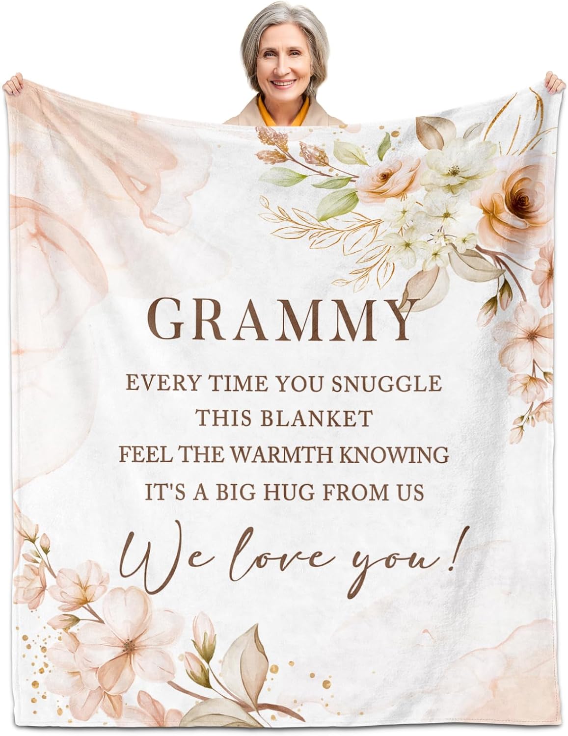 Grammy Gifts, Gifts for Grammy Blanket 60" x 50", Grammy Birthday Gifts, Grammy Gifts for Mothers Day, Grammy Gifts for Grandma, Grammy Gifts from Grandkids, Grammy Gift for Christmas