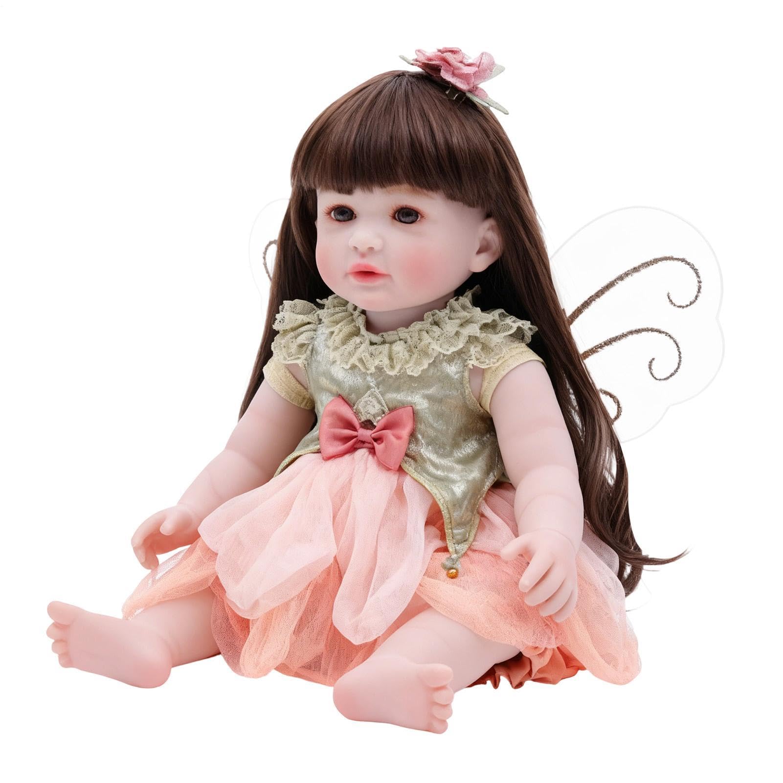 Bambole Reborn Restiche Ragazza Fata Decorazione Casa Con | Giocattoli Reborn Farfalle Restiche Per Bambini Divano Soggiorno Camera Da Scaffale Asilo Comodino Natale Compleanno Festa