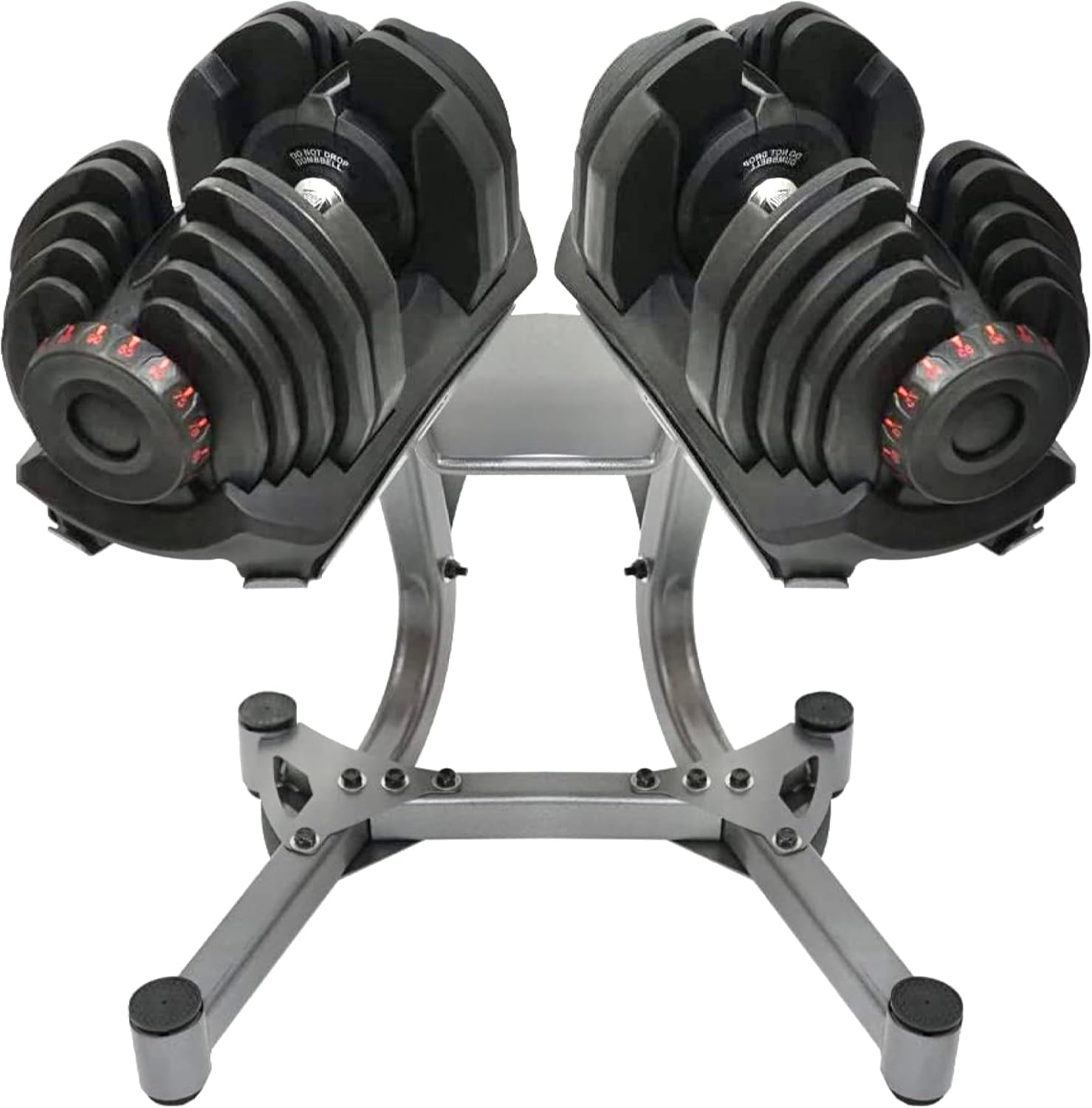 Adjustable Dumbbells Stand/Rack with Wheels Fits Both 552.5 Lb and