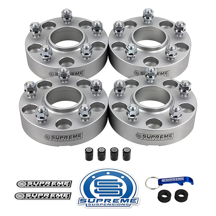 Buy Supreme Suspensions 4pc Set [Silver] 2" Hub Centric Wheel