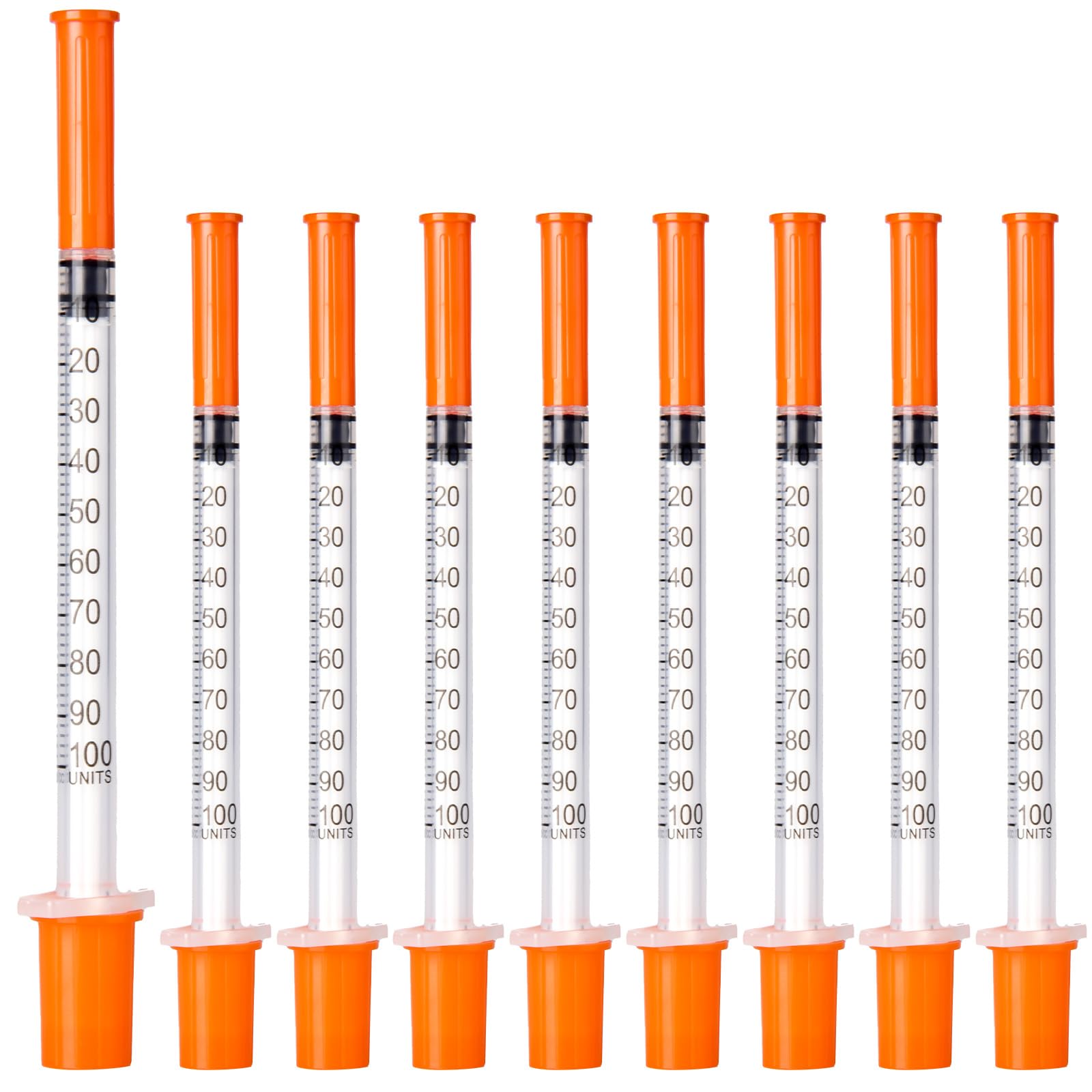 1ML Syringe, Measuring Syringes Lab Supplies, Pack of 50